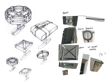 Men's Jewelry Sketches for Jan Leslie NY