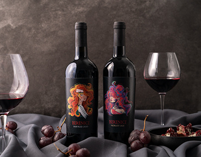 Concept and Illustration for Berenice Winery