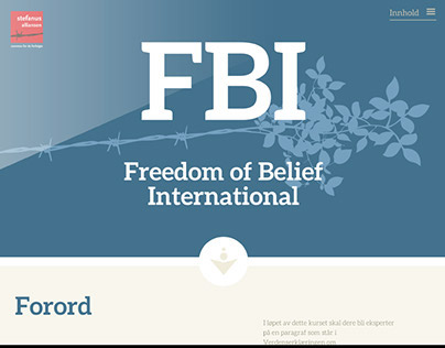 Freedom of Belief International course textbook