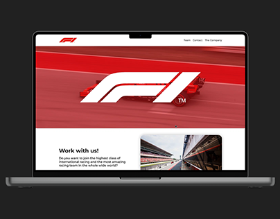 Formula 1 - Landing Page