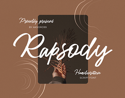 Rapsody – Handwritten Script Font