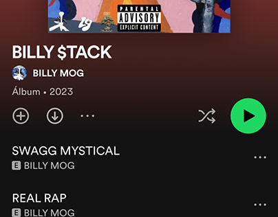 Capa do álbum BILLY $TACK