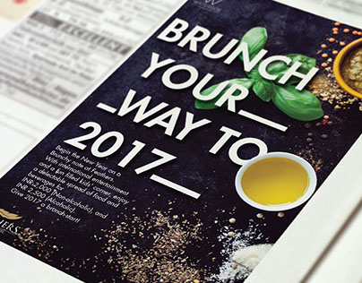 Press Ad - Sunday Brunches at Feathers