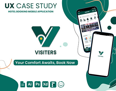 UX Case Study | Visiters - Hotel Booking | Mobile App