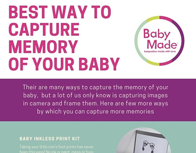 Capture the Moment With Baby Handprint Kit