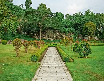 Ratu Boko Park and Court, Yogyakarta, Indonesia