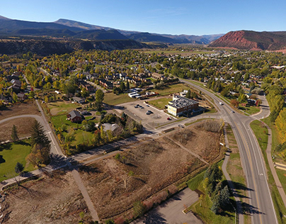 3D Aerial View of Arizona House Site Before Bird Eye