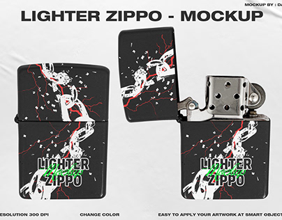 Lighter Zippo - Mockup (1 free)