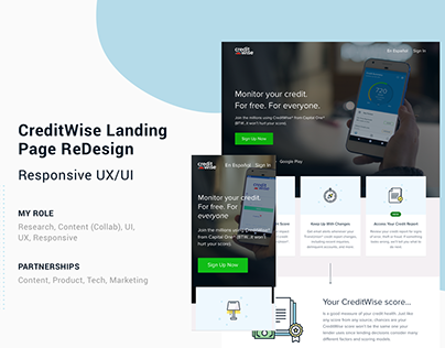 CreditWise Landing Page