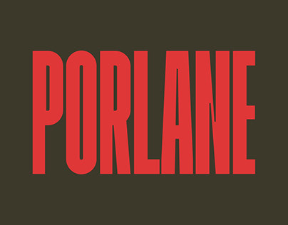 Porlane Typeface