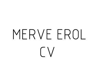 MERVE EROL CV