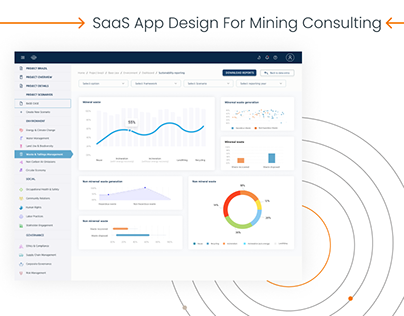 SaaS app design for mining consulting