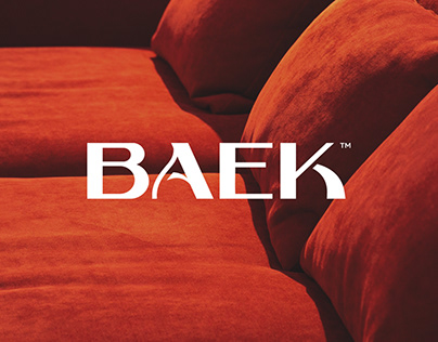 Baek sustainable furniture - Brand identity