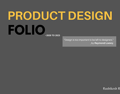 Product design Portfolio