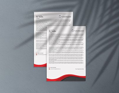 letterhead Ai , eps , pdf file