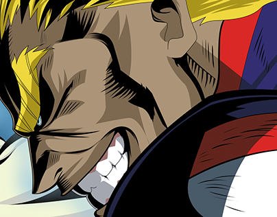 All Might from My Hero Academia Fan Art