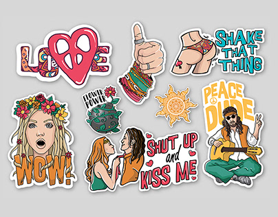 EXIT FESTIVAL - SUMMER OF LOVE 2017 - VIBER STICKERS