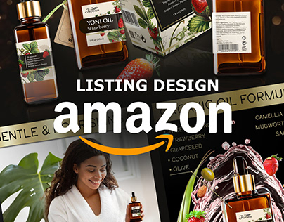 Amazon product listing images & packaging design