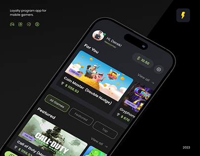 Project thumbnail - PLAYCHARGE / Mobile App