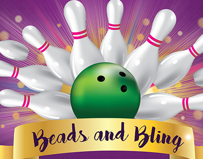 Mardi Gras Bowling Poster