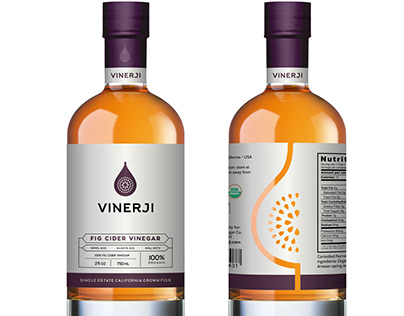 Premium Vinegar Lable design.