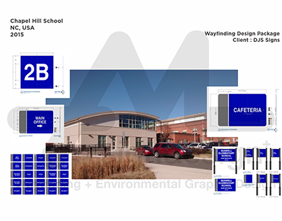 Chapel Hill School Wayfinding Design Package