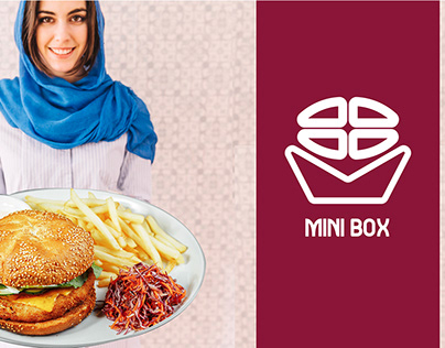 mini box's visual identity (Qatari burger restaurant )