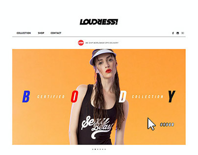 Loudress streetwear clothing brand from Europe.