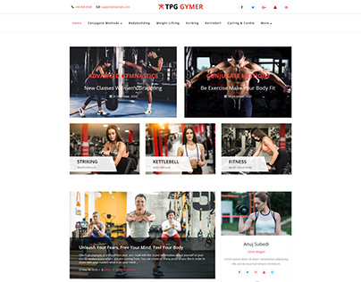 TPG Gymer – Free WordPress Fitness theme