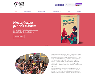 Site para Coletivo Feminista Sexualidade e Saúde