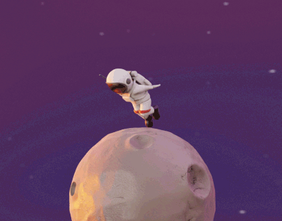 Running Astronaut