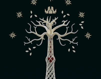 Trees of Valinor - Jewelry holder
