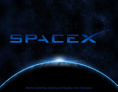 SpaceX. E-commerce concept