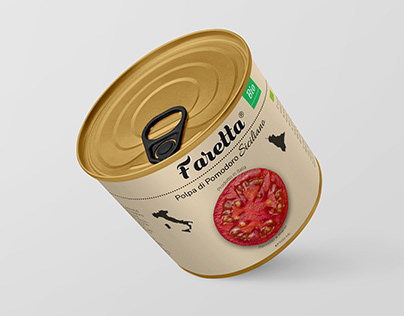 Food Tomatoes Can & Bottle Design / Label
