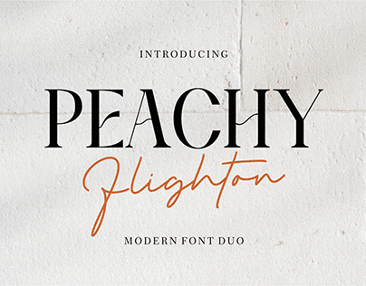 Peachy Flighton - Free Font