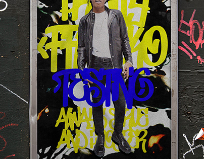 A$AP Rocky Testing album Poster Design