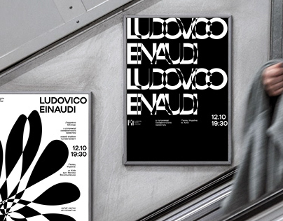 Ludovico Einaudi | Logo. Posters. Brochure.