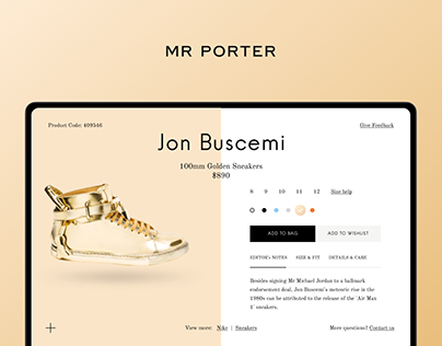 Case study: Mr Porter — Product Card Redesign