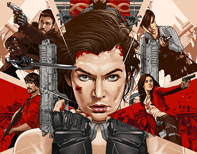 Resident Evil: The Final Chapter Official Promo Art