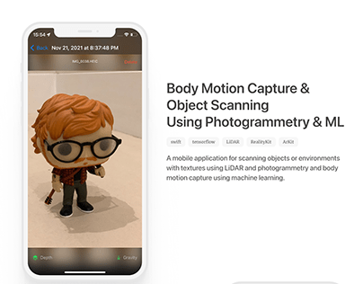 Body Motion Capture & Object Scanning