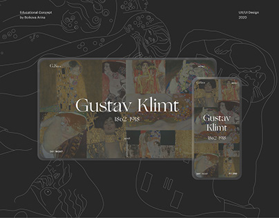 Gustav Klimt / Educational concept