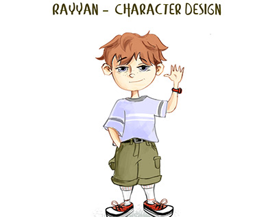 Rayyan - Character Design for Animated Series