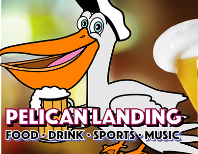 Pelican Landing Bar & Grill advertisements/web design