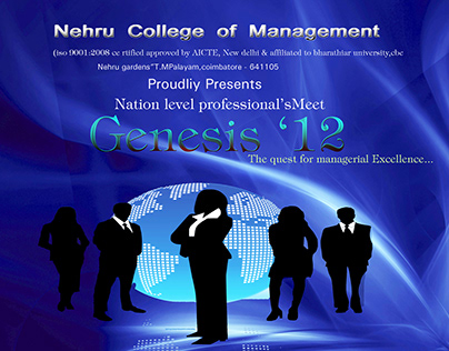 Nehru college of management program invitation