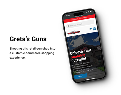 Welcome to Greta's Guns New E-Commerce Site