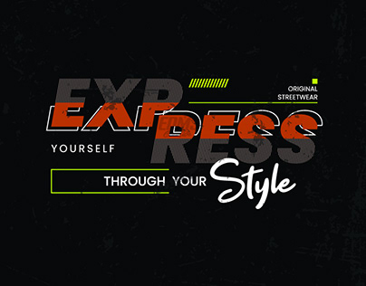 Express Style. T-shirt Design