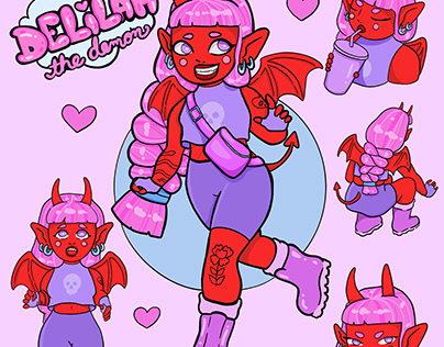 Delilah the Demon - Character Concept