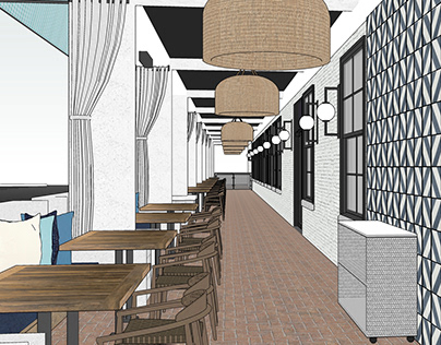 Exterior Restaurant Design (Conceptual Phase)