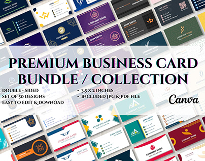 Premium Business Cards Collection | Canva Templates