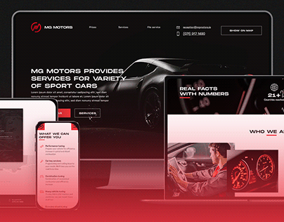 MG Motors | Logo and Webdesign